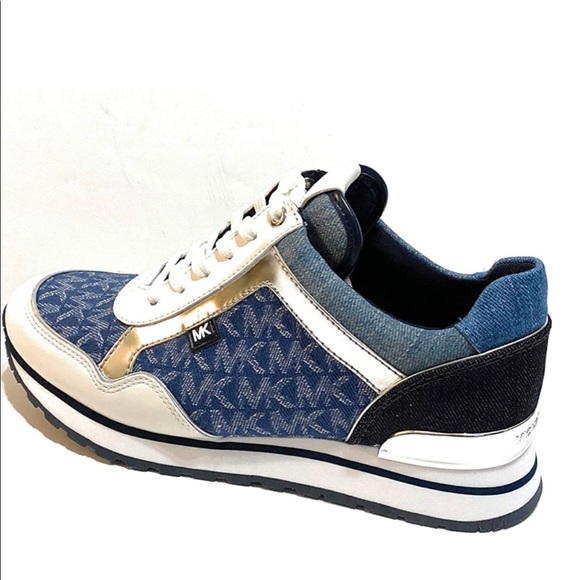 MICHAEL KORS Maddy Trainer Denin Jacquard - Picture 2 of 12